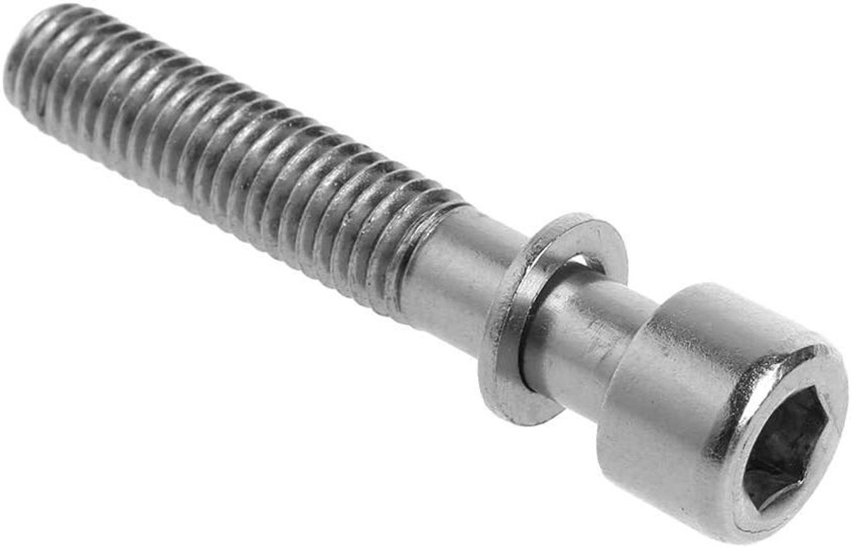 Fiets Zadelpen Schroef - Zadelpenbout MTB - Fietsreparatie - Roestvrij Staal - M8x43mm - Zilver