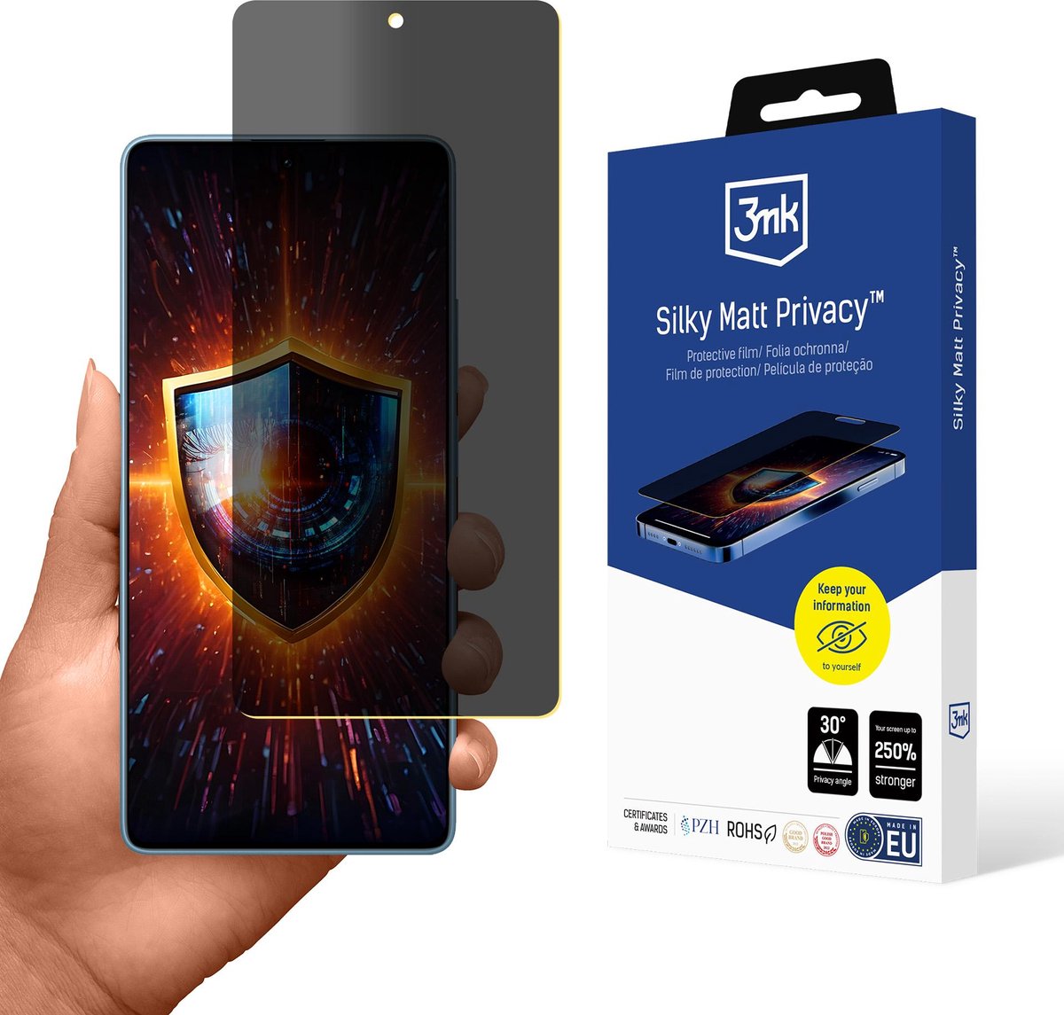 3Mk Silky Matte Privacy Hoesje Voor Redmi Note 14S Met Privacy Screen