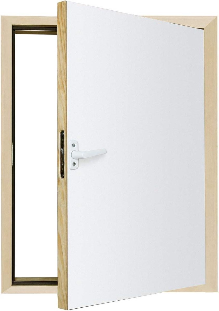Toegangsdeur - Kneewall deur - Energiebesparing - Volledig gemonteerd - 28x36 inch - Wit