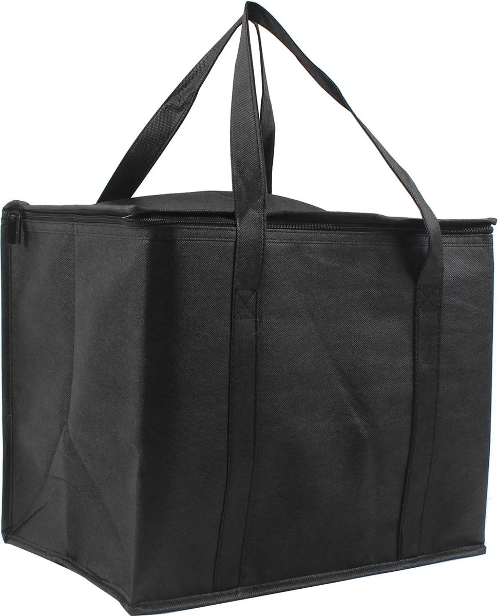 Deze geïsoleerde koeltas van 35 liter heeft een grote inhoud, een ritssluiting en een brede schouderband, waardoor hij ideaal is voor het bewaren van eten op het strand, tijdens het vissen, wandelen en andere buitenactiviteiten.