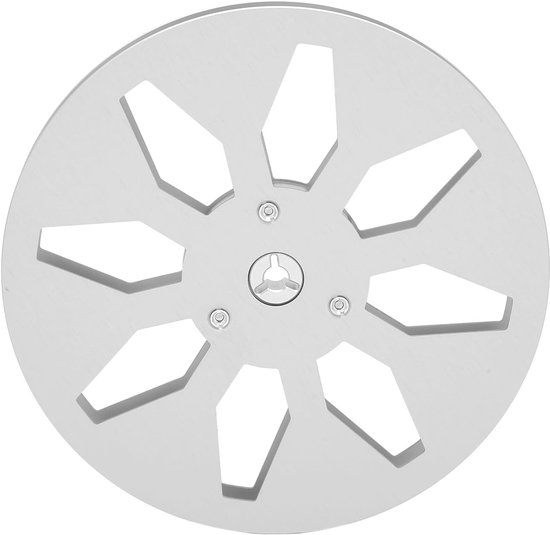 Lege Spoel Tape - Opname Spoel Reel Spoel - Geluid Verbeteren - 8-Gats Ontwerp - 7 Inch Diameter - Zilver — afbeelding 3