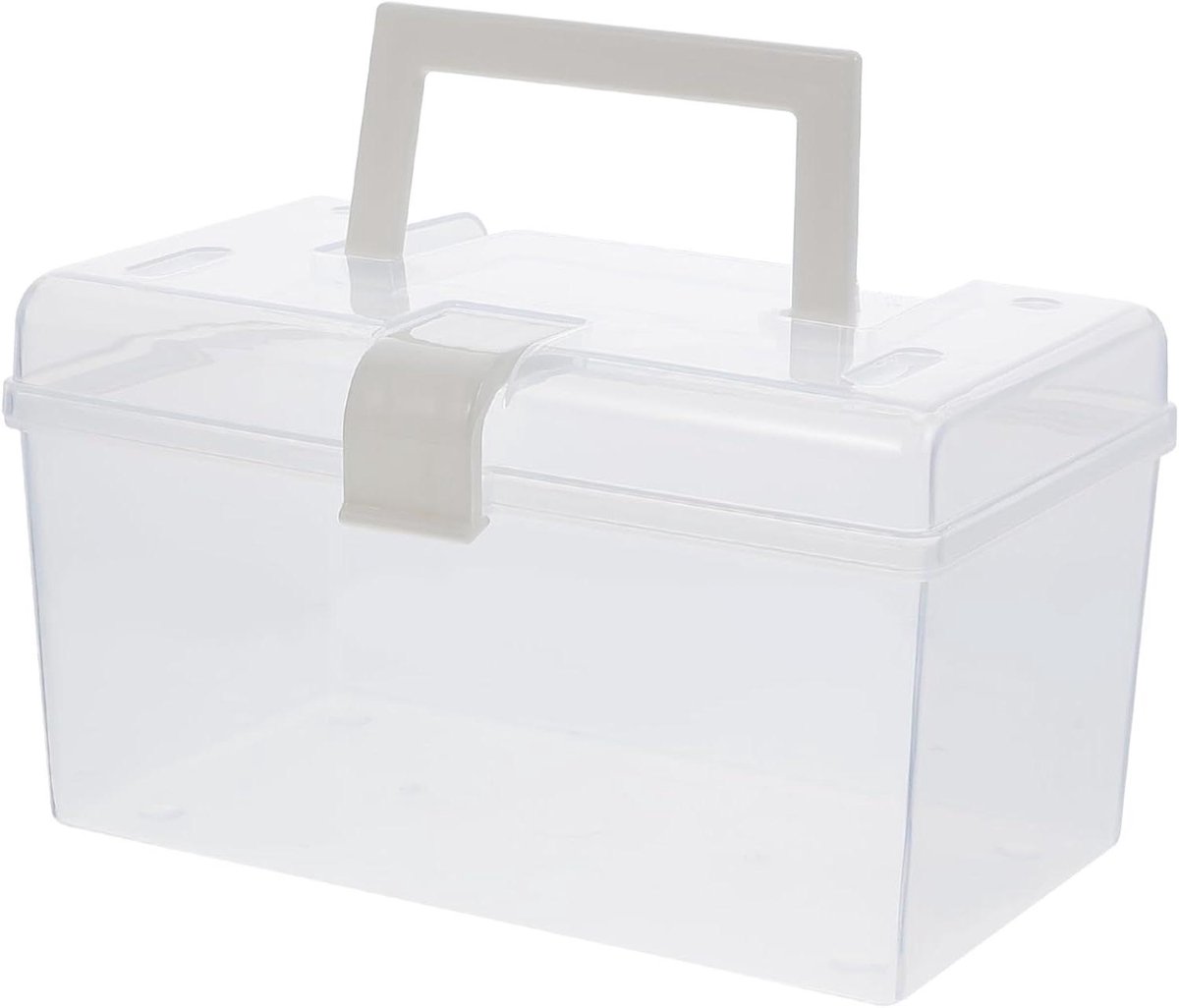 Opbergdoos Mondkapjes - Masker Houder - Veilig Opbergen - Compact Lichtgewicht - 1 Stuk - Transparant