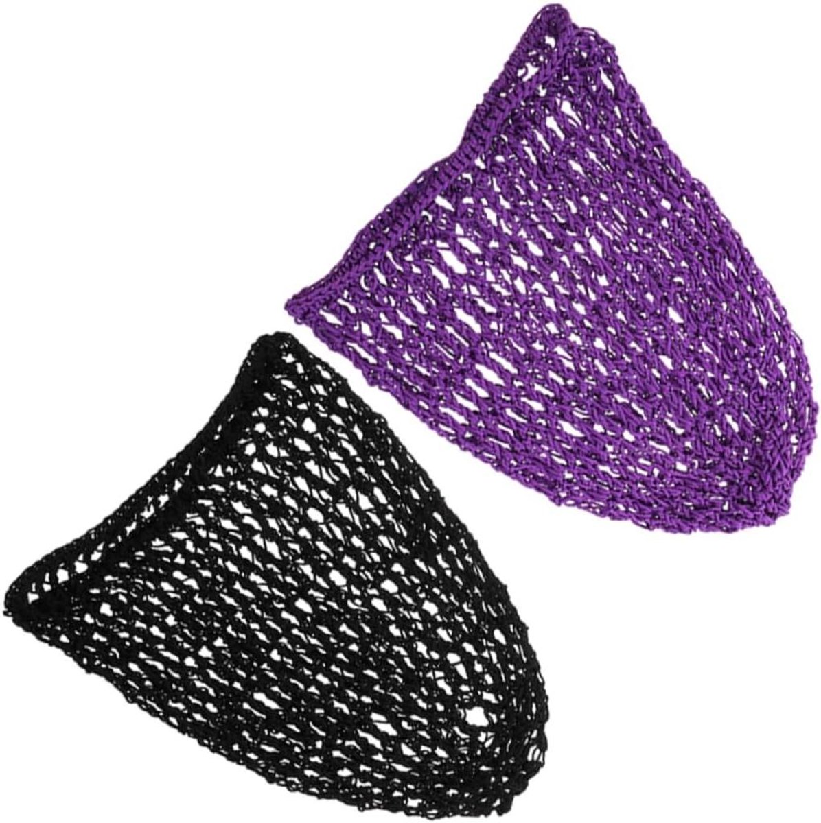 Haarnet Mesh - Haarbedekking Net - Haar Beschermen - Ademend Polyester - 2 Stuks - Zwart