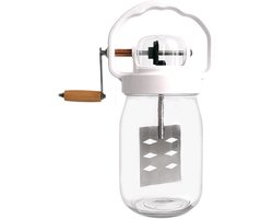 Handmatige Handmixer - Botermaker Garde - Zelf Boter Maken - Apparaat Zonder Stroom - 1500 ml - Niet gespecificeerd