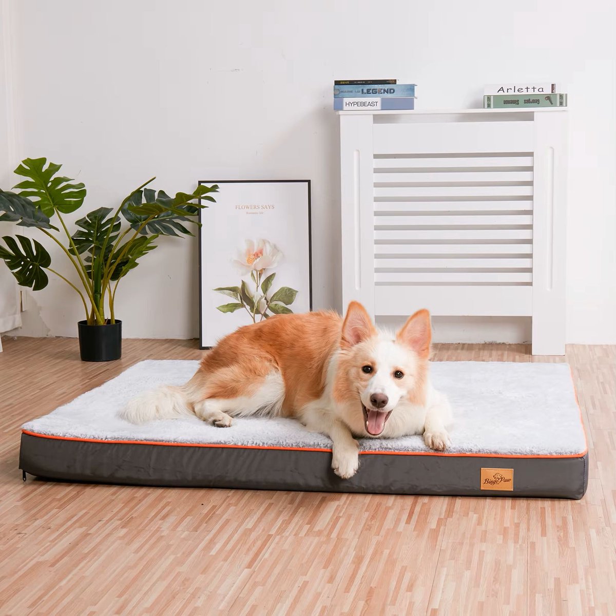 Venzor - Orthopedisch Hondenbed - Maat L – Memory Foam – Waterdicht & Wasbare Hoes – Anti‑Slip – Comfort Bed voor Grote Honden