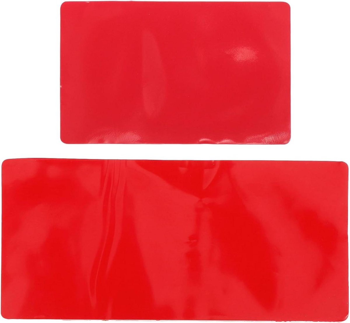 Regensensor Folie - Reparatieset Voorruit - Veilig Rijden - Sterke Hechting - 9.8 x 4.8 cm - Rood