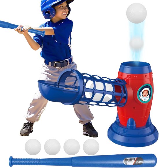 Honkbal slagmachine - Werpmachine set - Oefenen slagvaardigheid - Automatische baluitworp - 5 ballen capaciteit - Elektrisch — afbeelding 5