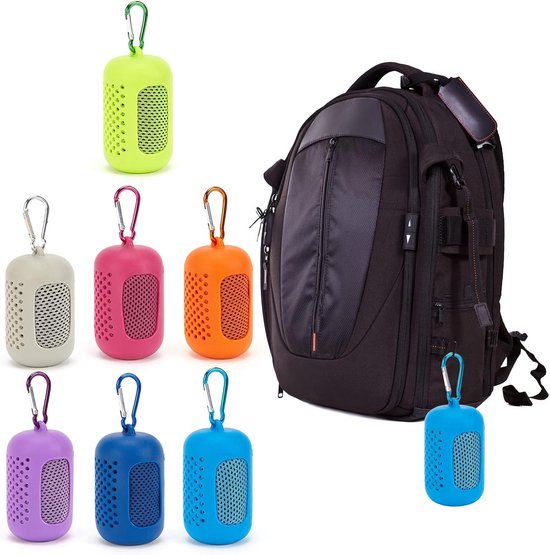 IJshanddoek - Sneldrogend koeldoek - Sport en outdoor - Met handige opbergdoos - 30 x 90 cm - Groen — afbeelding 2