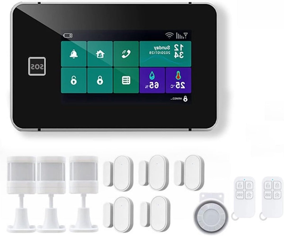 Draadloos Huisalarm - Beveiligingssysteem - Thuisbeveiliging - App Bediening - 10g - Wit