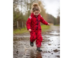 Ducksday Regenpak – Regenoverall – Waterdicht & Ademend – Gerecycled Polyester – Maat 92/98 – Missy