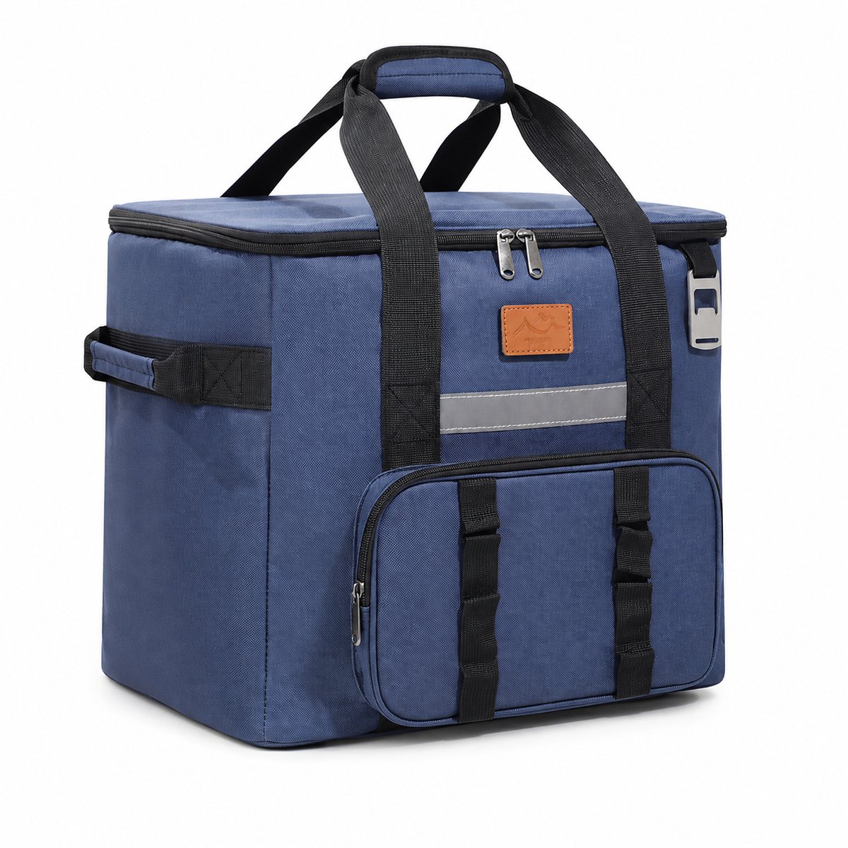 Sercano Geïsoleerde Koeltas 40L XXL - Opvouwbare Picknicktas voor Familie - Geïsoleerde Koelbox voor BBQ, Strand & Camping - Sterk Oxford - Blauw