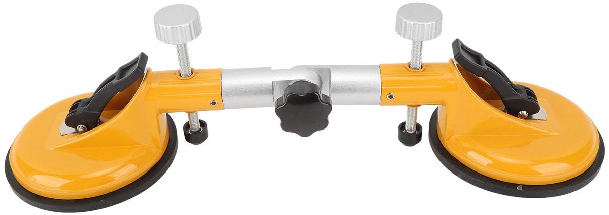 Dailygoods- Zuignap Aluminiumlegering - Antislip Handgreep - Tegellijm/Glaslijm - 90 Graden Hefgereedschap - Ergonomisch Ontwerp - Duurzaam Gebruik
