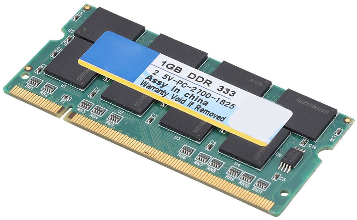 Dailygoods- Laptopgeheugen 1G DDR 333MHz - Verbeterde Systeemprestaties - Eenvoudige Installatie - Plug-and-Play - Volledige Compatibiliteit - Betrouwbare Componenten - RAM