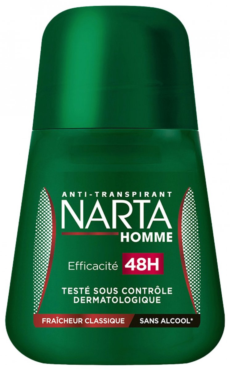 Narta Homme Anti-transpirant Fraicheur Classique 48H Bille 50 ml