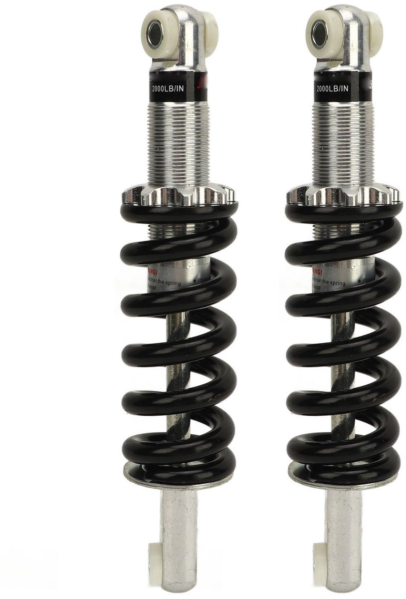 Dailygoods- Schokdemper 215 Mm - Demping Aanpassing - Stutten - Voor Vuil Fiets/ATV - Eenvoudige Installatie - Hoge Kwaliteit - Dempers