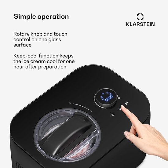 IJsmachine Slushmaker - Yoghurtmaker Apparaat - Zelf IJs Maken - Met Compressor - 1 Liter - Roestvrij Staal — afbeelding 2
