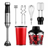 SEPH Staafmixer 7-in-1 Set – 1200W Staafmixer met Mixerstaaf, Hakmolen, Melkopschuimer, Deegkneder, Garde, Kloppers & Maatbeker