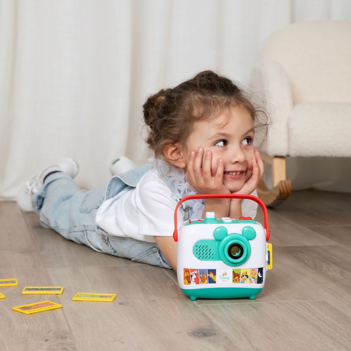 Clementoni Disney Baby Voorleesprojector Lion King & Bambi en Meer - Nachtlampje Kinderen - Projector met Muziek en Verhalen - vanaf 1 tot 6 Jaar — afbeelding 3
