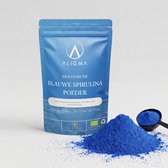 Aligma Biologische Blauwe Spirulina Poeder - 75 gram