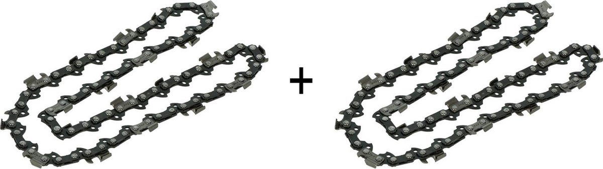 Kibani Ketting 45 cm / 18 inch per 2 - Losse Ketting voor de Kettingzaag - Set
