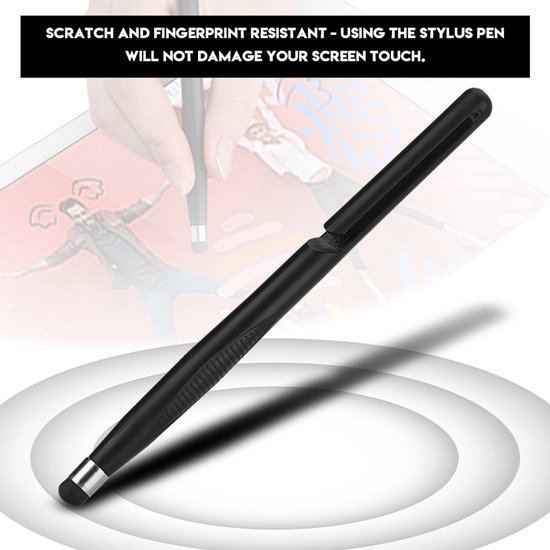 Dailygoody - Premium Stylus Touch Pen - Draagbare Stylus Pen - Krasbestendig - 3 Stuks - Voor Tablets en Smartphones - Lichtgewicht en Handzaam — afbeelding 3