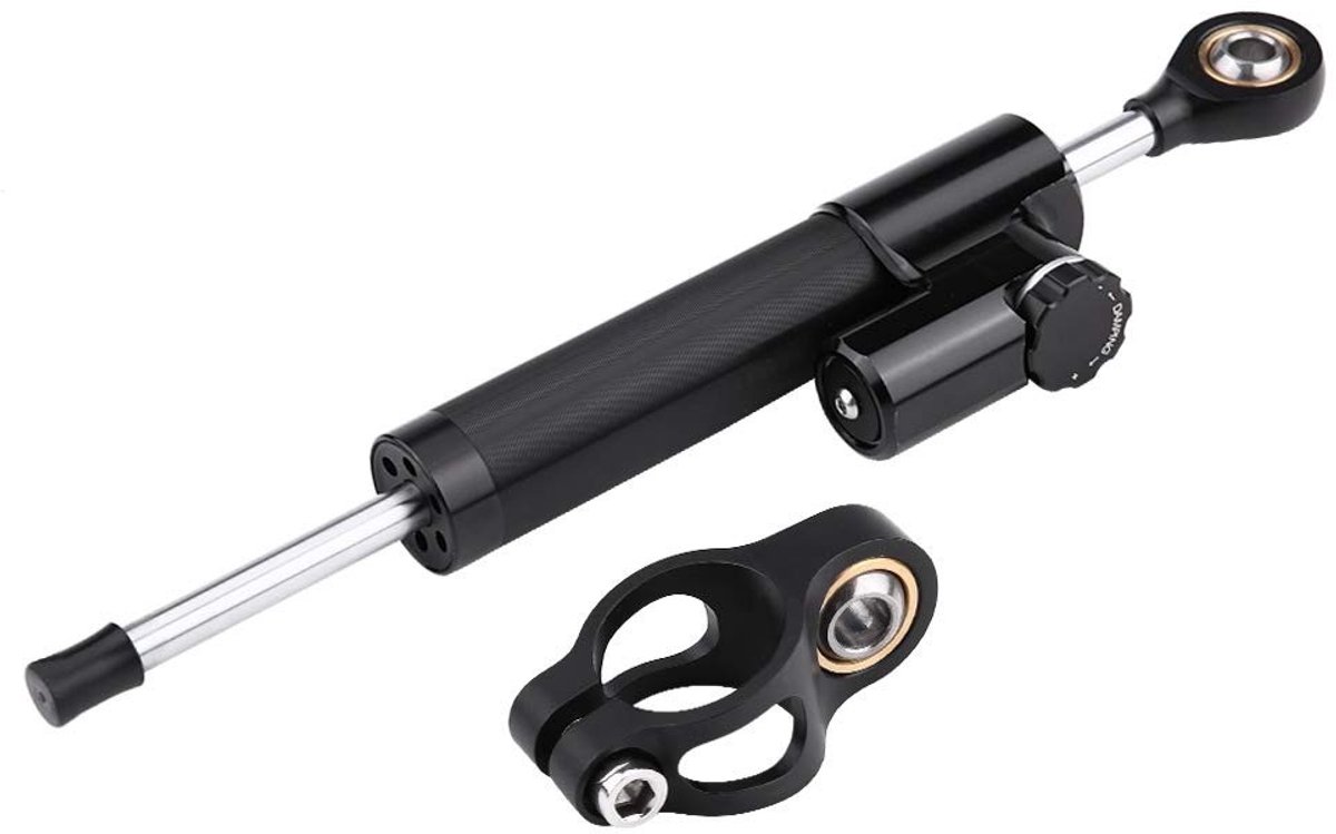 Dailygoods- Stuurdemper Montagebeugel - Universeel - Chroomstaal - Roestbestendig - Lichtgewicht - Capaciteit 5 ton - Motorfiets Demper