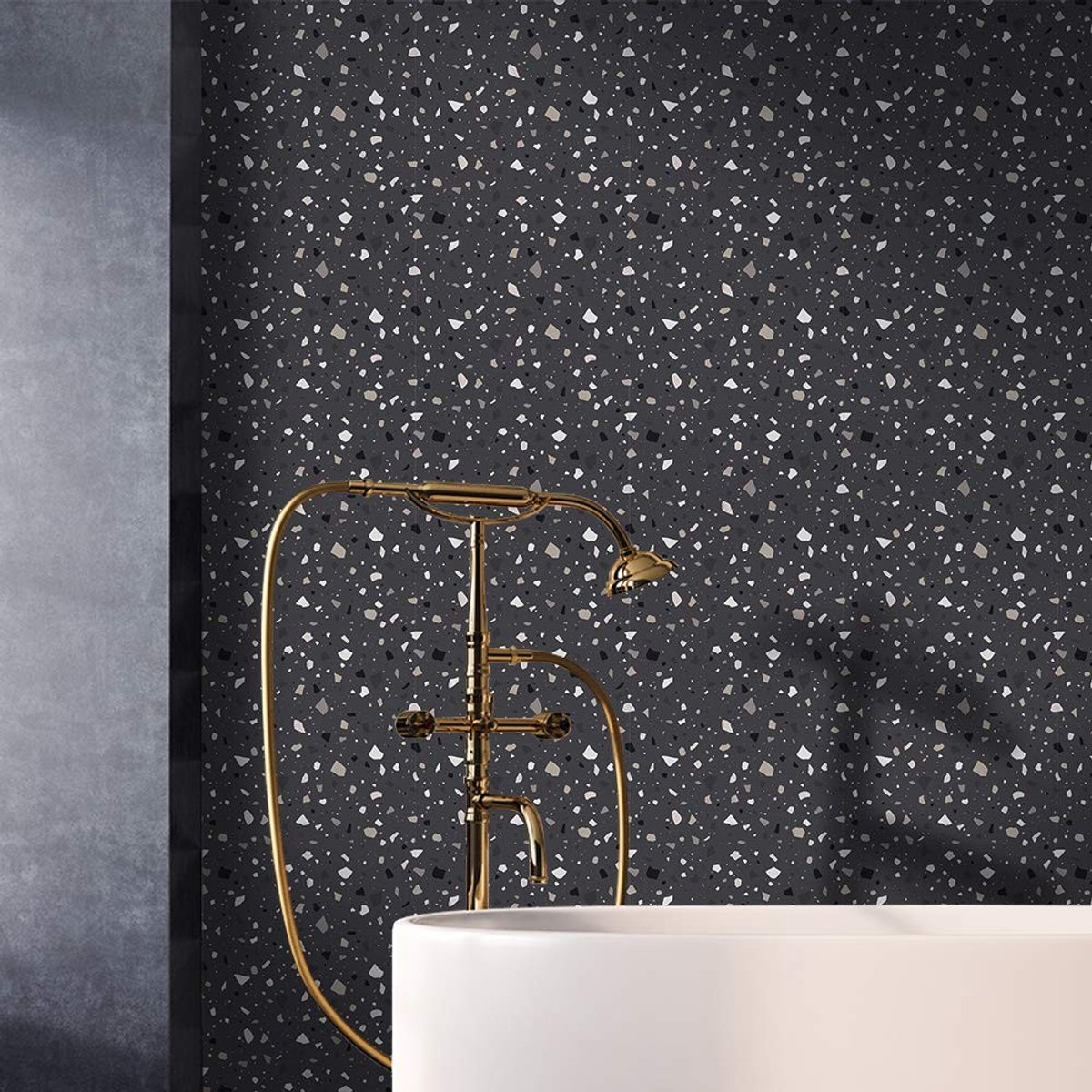 Dailygoods- Terrazzo Sticker - Zelfklevende Muurdecoratie - Waterdichte Wandsticker - Meubelstickers - Eenvoudig aan te brengen - Bescherming voor Muren/Furniture - Muurstickers