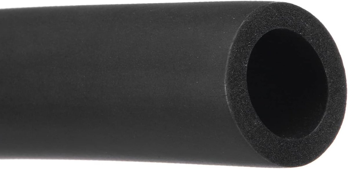20 inch Pijpisolatie van Schuim, Ideaal voor Loodgieterswerk en Temperatuurbehoud, Zwart 20mm ID