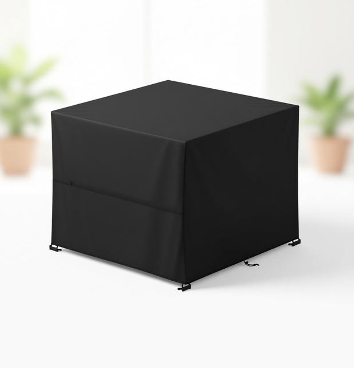 ElleMooi Tuinmeubelhoes Waterdicht 420D Oxford Stof, 84x84x80cm, Winddicht Tafelafdekking voor Buiten