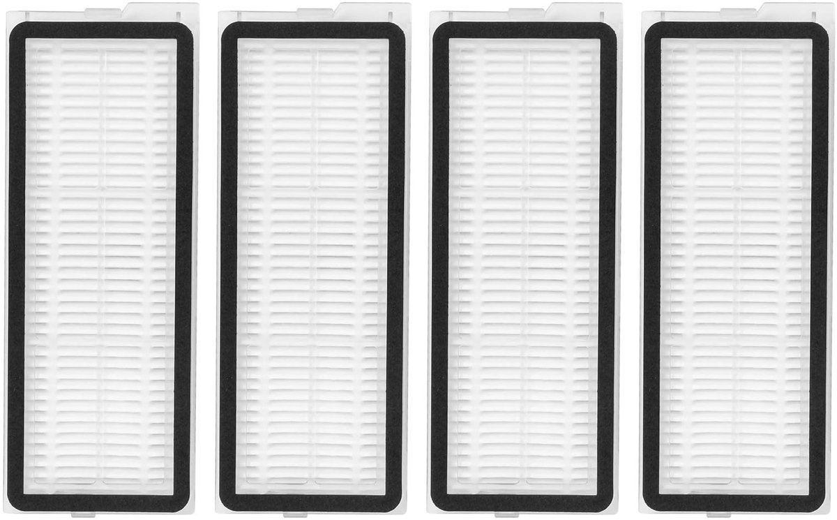 Dailygoods- HEPA-filters 4 Stuks - Vervangend Filter - Robotstofzuiger Accessoires - Compatibel met Roborock Q Revo MaxV/Q Revo Pro - Hoogwaardige Luchtfilter - Efficiënte Stofopvang - Stofzuigerfilters