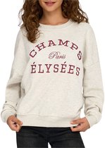 JDY - JDYMESA L/S O-NK EMB SWEAT JRS Dames Trui