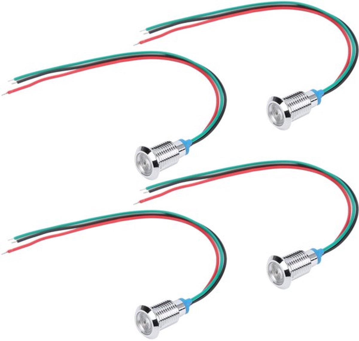 Allecto - Voorbedrade Ronde LED's - LED-indicatielampjes - 10 mm