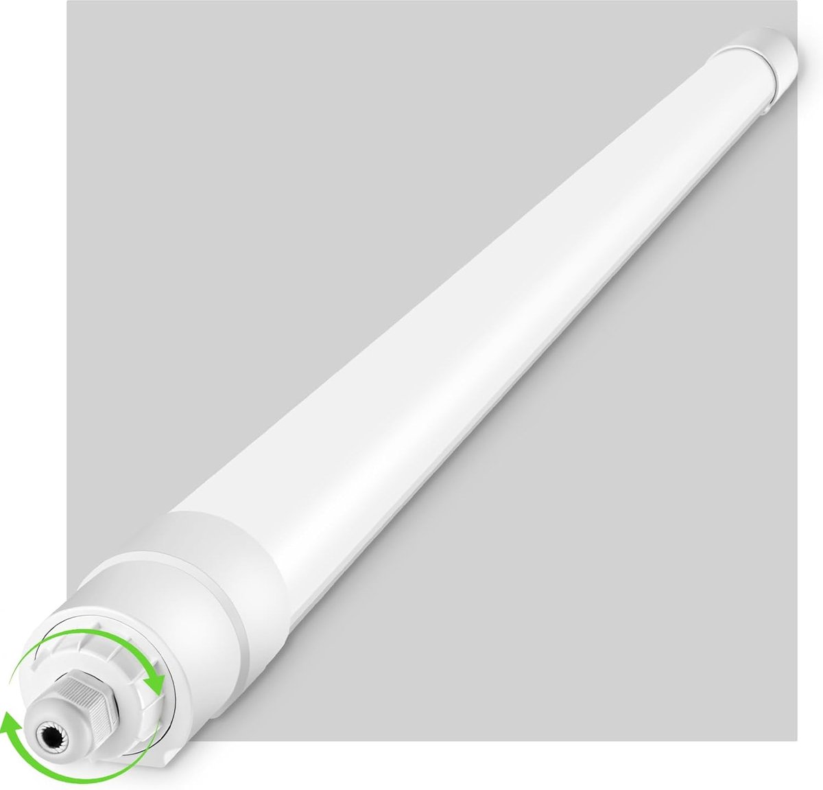 Oraymin IP68 LED TL Lamp 120cm 36W 3960LM 4000K Koppelbaar - Badkamer & Garage Verlichting