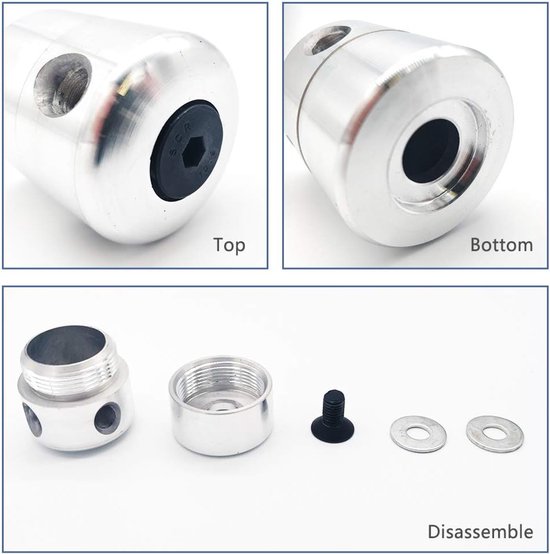 Trimmen van de maaikop van de grasmaaier - Universele aluminium maaikop nylon maaiersnijder - Voor wasspoel kop borstelmaaier — afbeelding 5