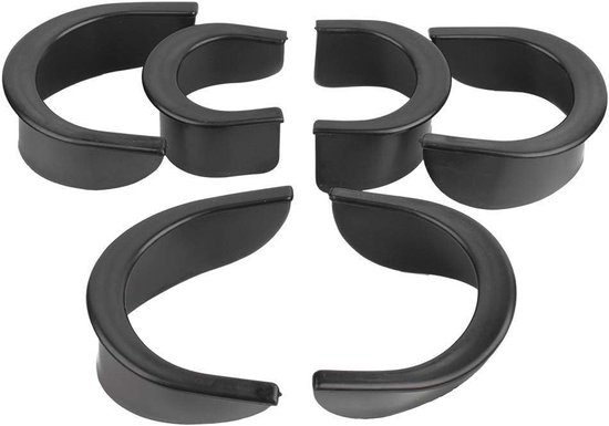 6 Stuks Billiard Hole Inserts Set voor Pooltafel, Rubber Pocket Liner en Accessoires — afbeelding 4
