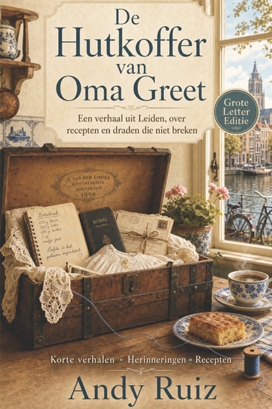 Verhalen in Groot Lettertype- De Hutkoffer van Oma Greet - cover
