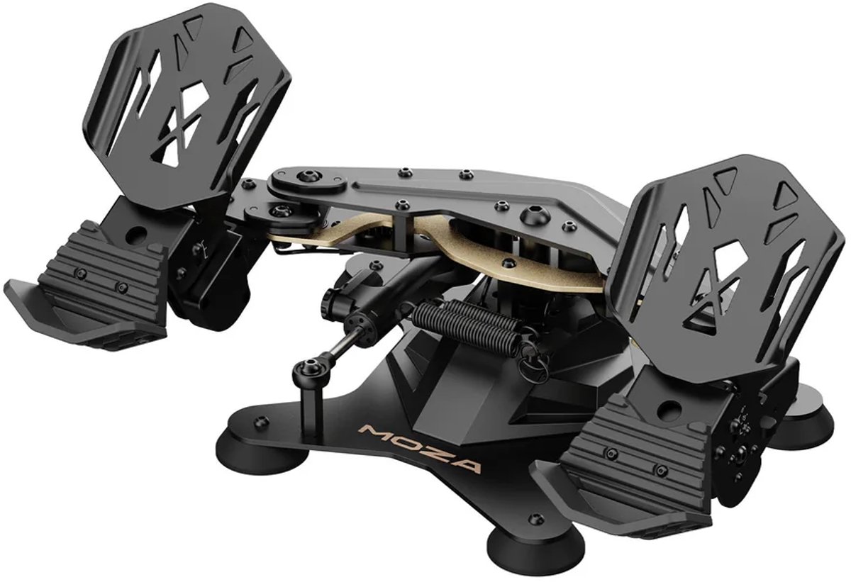 MOZA MRP Rudder Pedals – Professionele Flight Simulator Rudder Pedalen van Metaal - PC