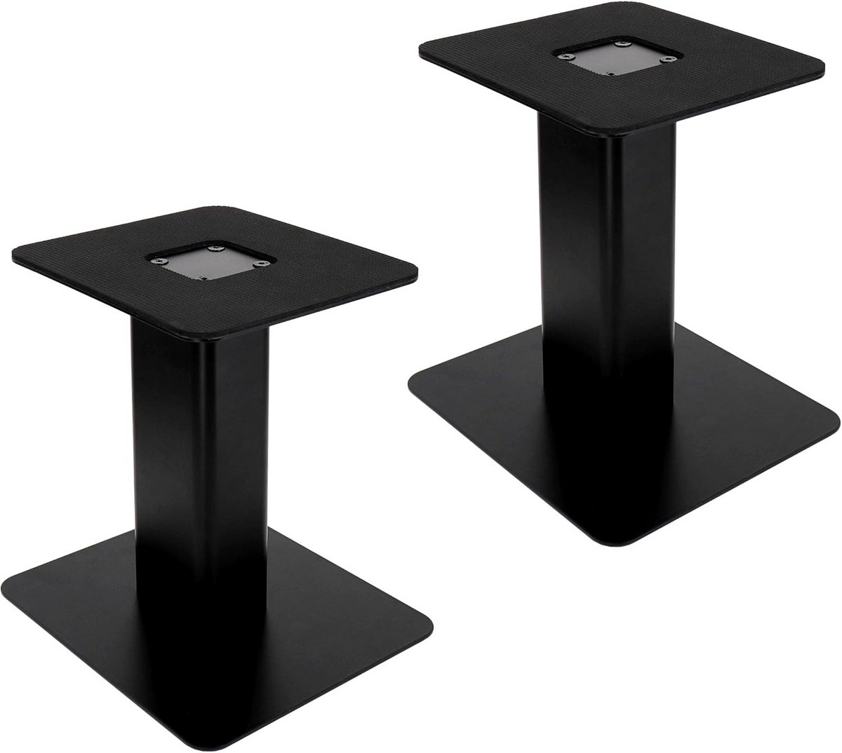 Speaker Stands - Audio Verhogers - Beter Luisteren - Anti-Vibratie Platform - 15x17cm Plateau - Zwart