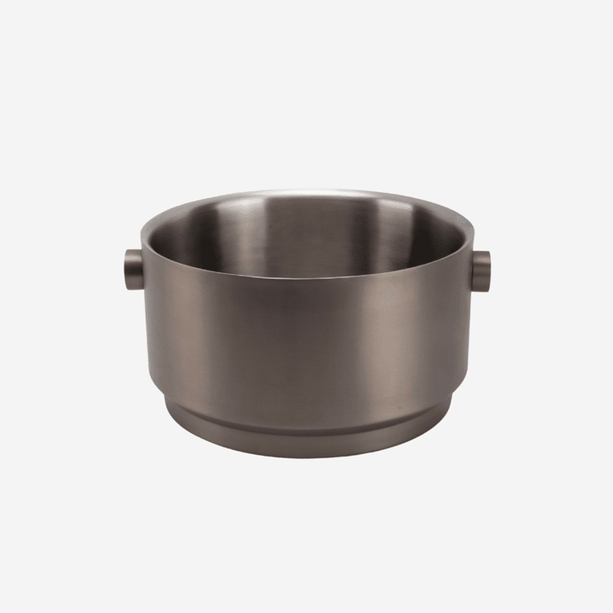 XLBoom Rondo Party Bucket wijnkoeler Soft Black - 39,5 x 35,5 x 19,5 cm Stainless Steel - Luxe design champagnekoeler voor flessen ontworpen door Sascha Sartory