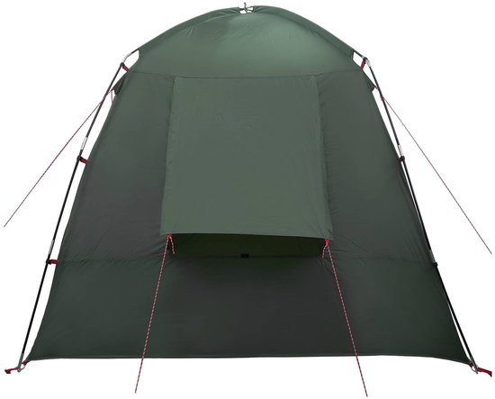 vidaXL - Huisje - Tent - met - dak - Leger - Groen - 400 - x - 210 - x - 180 - cm - Polyester van Vidaxl — afbeelding 5