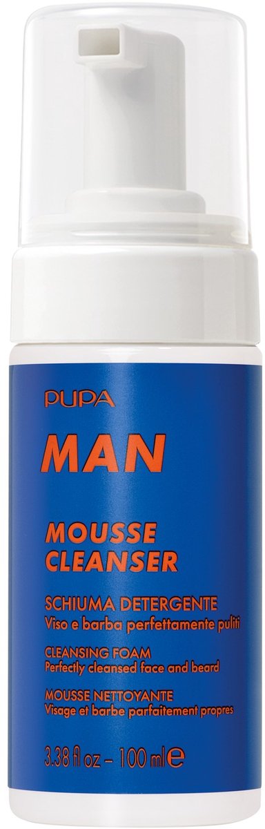 Pupa Milano Man Mouse Cleansing Foam Face & Beard - 100ml