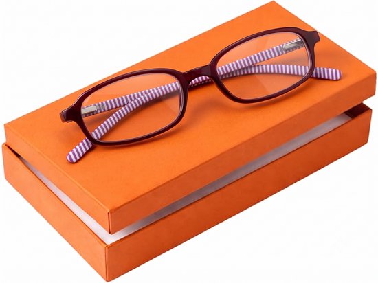 Silac New Purple 7091 - Leesbril voor dames en heren - +4.00