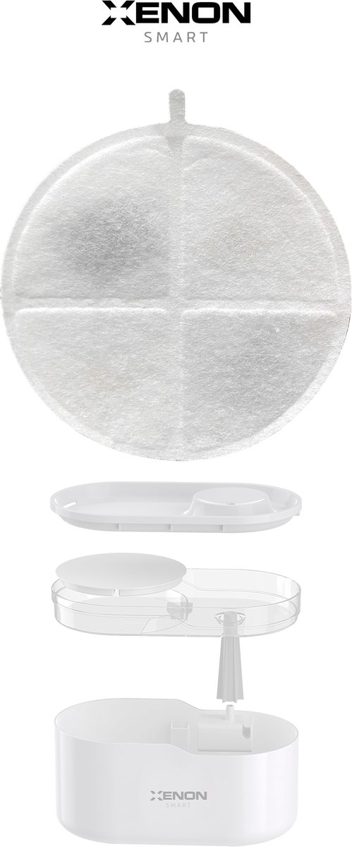 X8780 Smart Cat Water Fountain 4-Piece Spare Filter (X8650 Compatible)