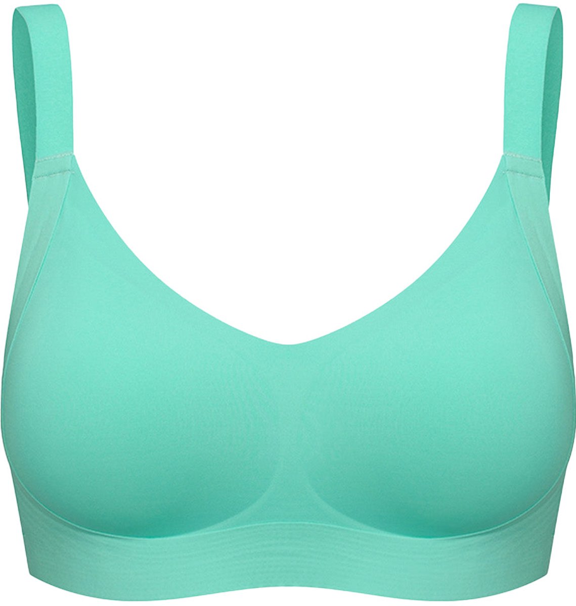 cfab by creamy fabrics Creamy Fabrics - Seamless Compact Push-Up Bh - Naadloos - Ultra Zacht - Comfortabel - Sculptend - Ideaal Voor Elke Dag - Mint - M