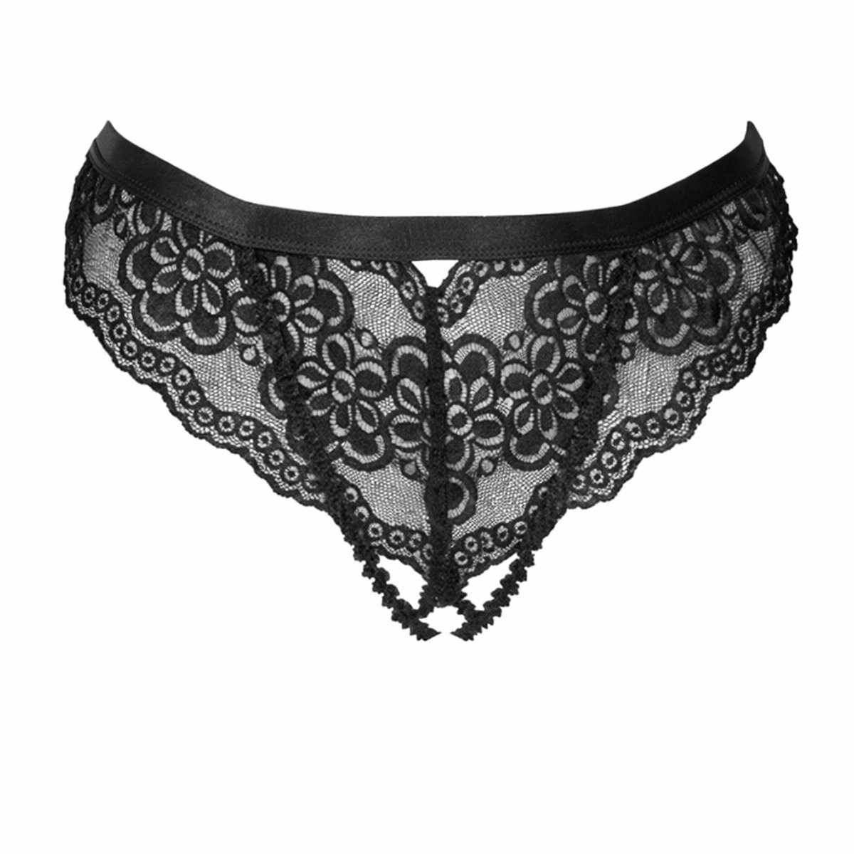 Livco Corsetti Fashion - Oksurin Panty Crotchless Black