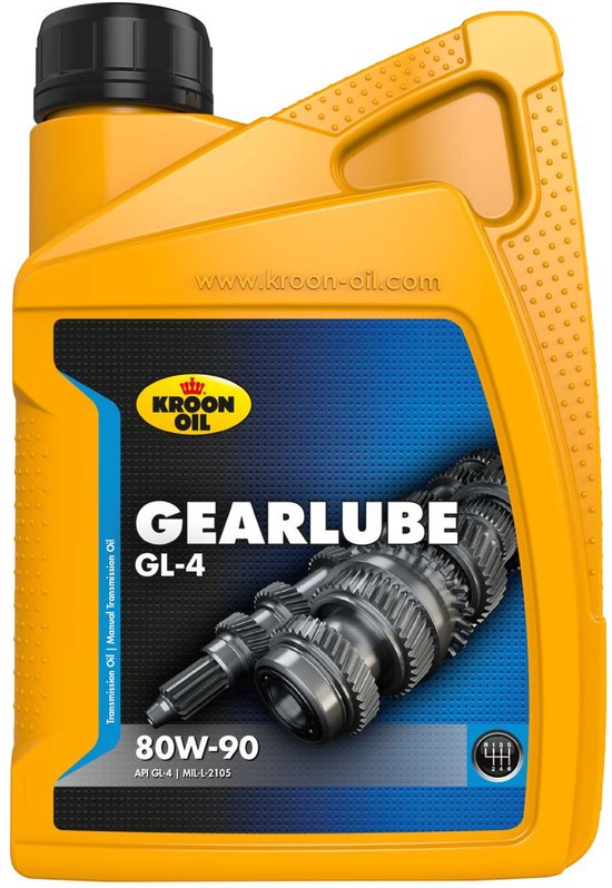 Kroon-Oil Gearlube GL-4 80W-90 - 33480 - 1 L flacon / bus van kroon-oil — afbeelding 2