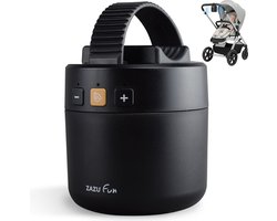 ZAZU ROXY Baby Rocker – Automatische Kinderwagen Schommelaar met Huilsensor – USB-C Oplaadbaar – Instelbare Schommelstand – Zwart