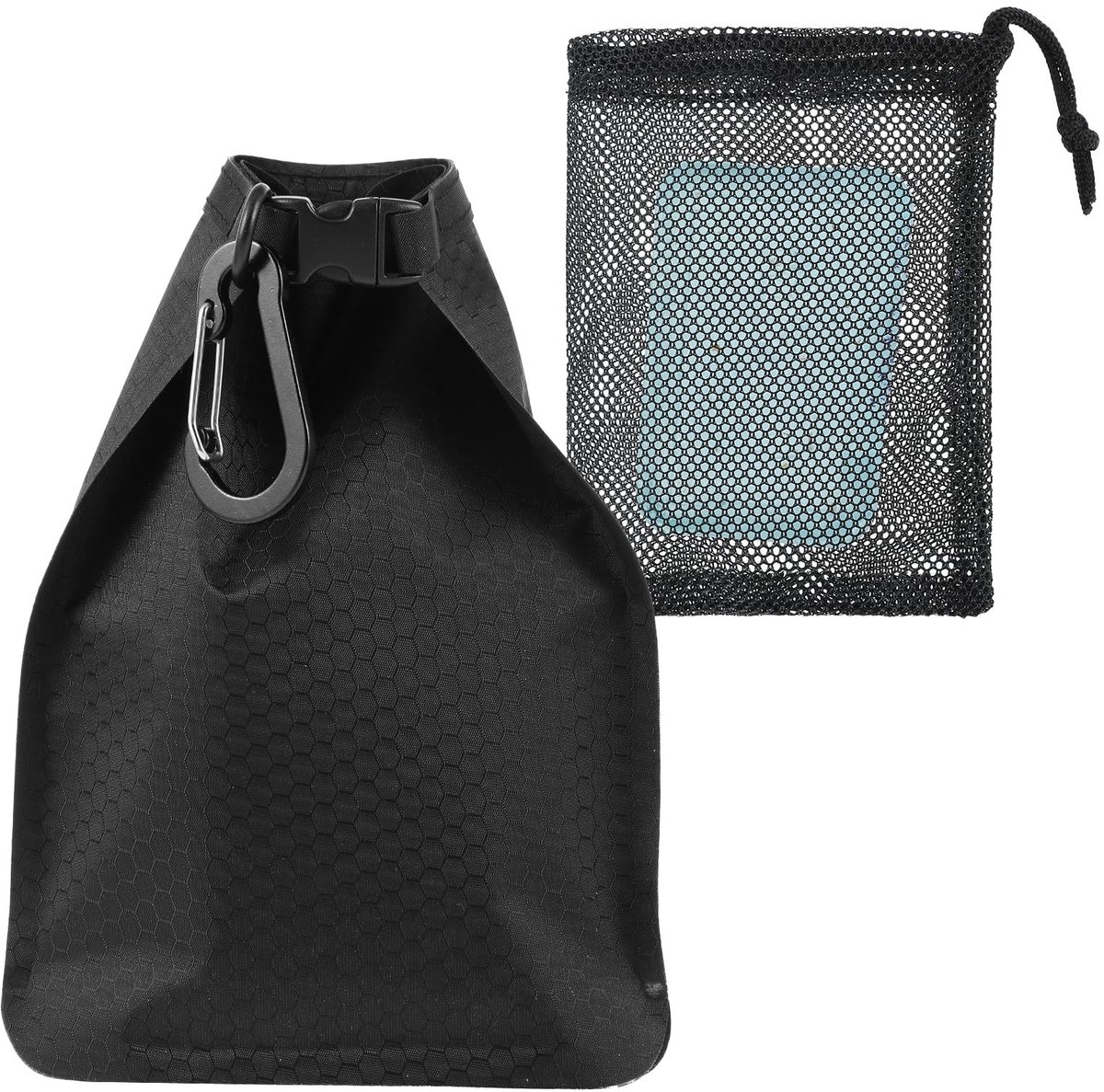 SMOAKEZ- Zeepbakje Waterdicht - Reiszeepbakje - Zeephouder Organizer - Sneldrogende Houder - Camping Essentials - Polyester 18x17.5cm