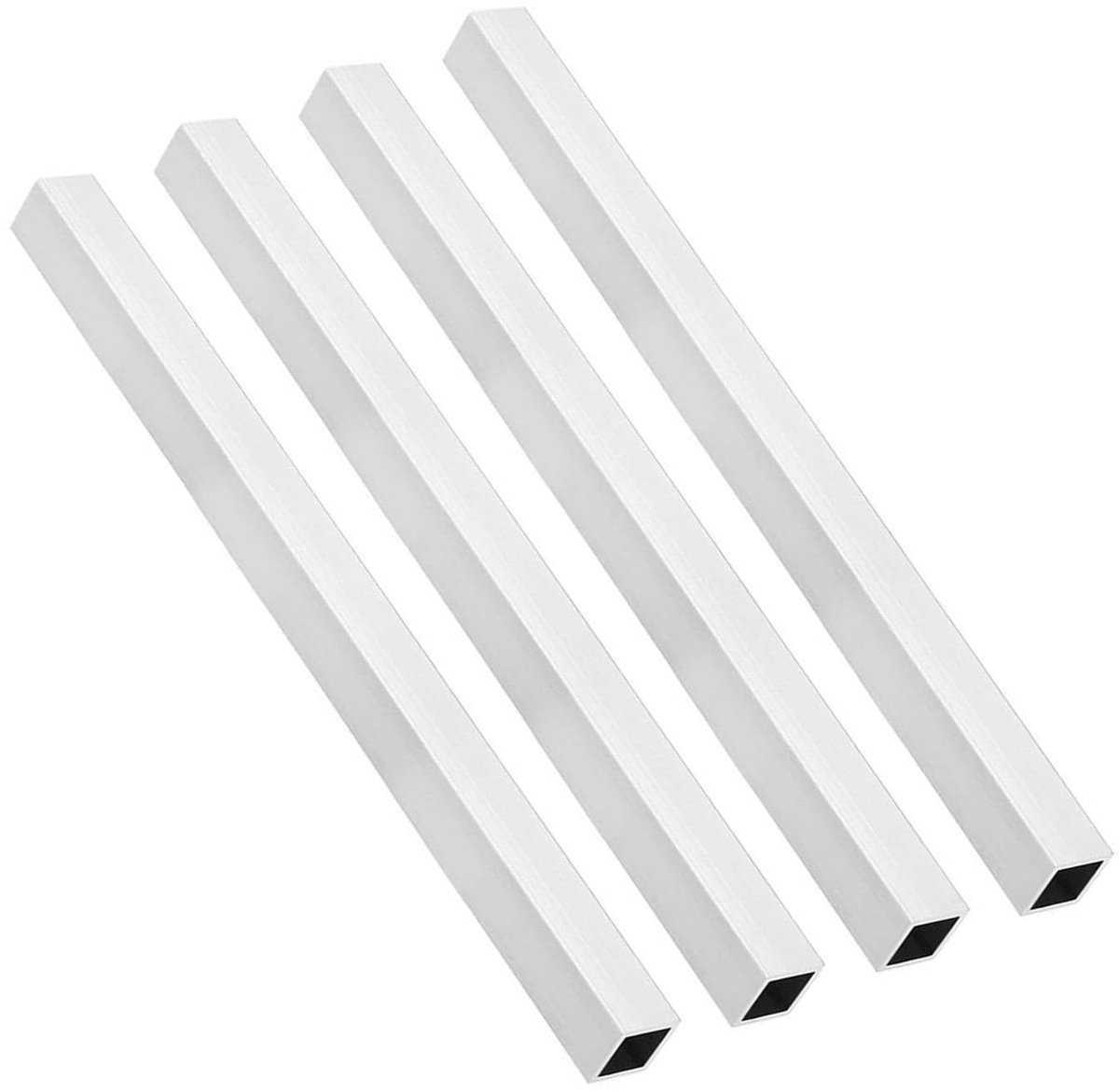VLEMICO- Aluminium Buis 6063 - 20mm x 20mm x 0.8mm Muurdikte - 300mm Lengte - Naadloze Buis - Duurzaam - Perfect voor Bouwprojecten - Vierkante Buis