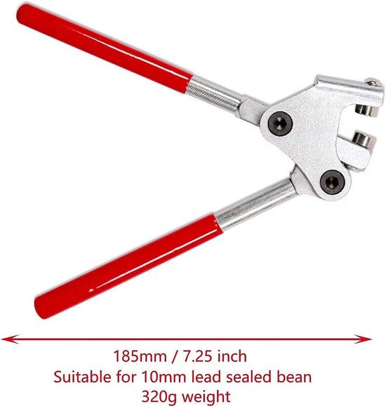 JHUBERS - 1cm Sealing Pliers met Veiligheids Handgreep - Ideaal voor Elektrische Meter en Logistiek van Jhubers — afbeelding 4